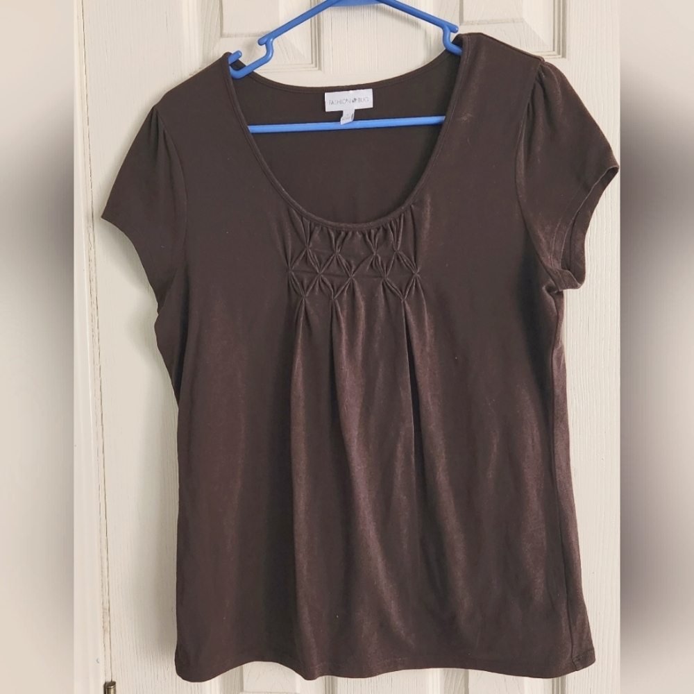 Fashion Bug Women's Short Sleeve Scoop neck t-shirt